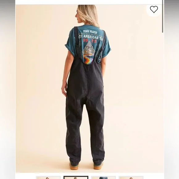 Free people High Roller Overall Denim Jumpsuit - Picture 2 of 11